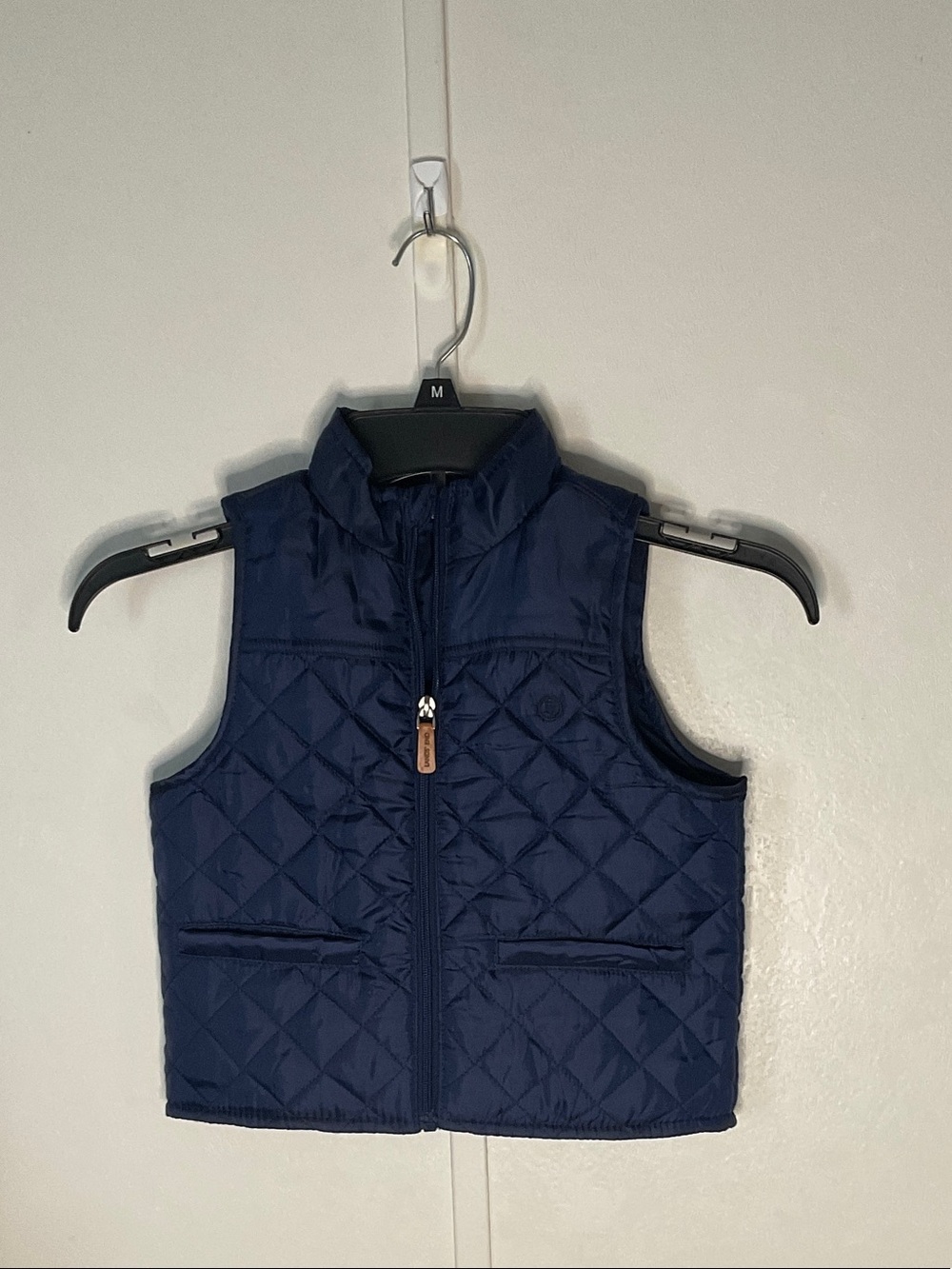 Lands' End Navy Quilted Kids Vest